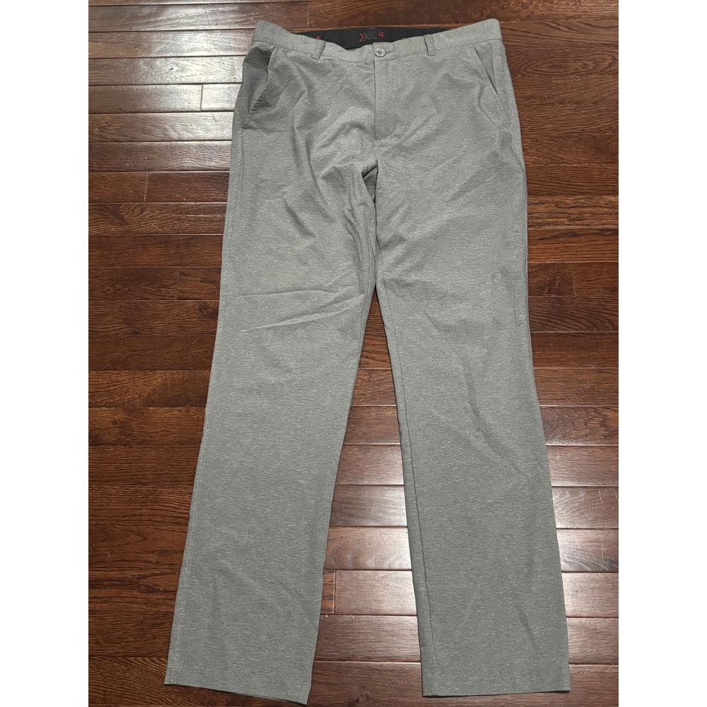 Johnston & Murphy XC4 Mens‎ Performance Pants Gray Golf Trousers 32/R Stretch